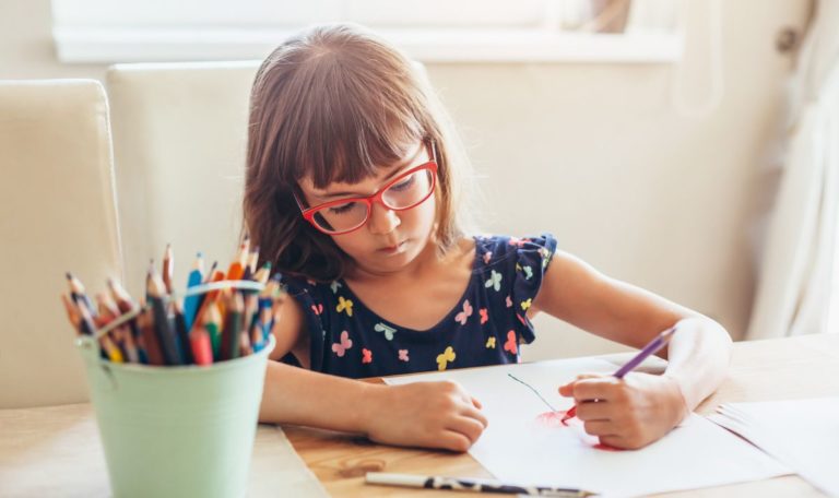 Enfant atteint d'amblyopie