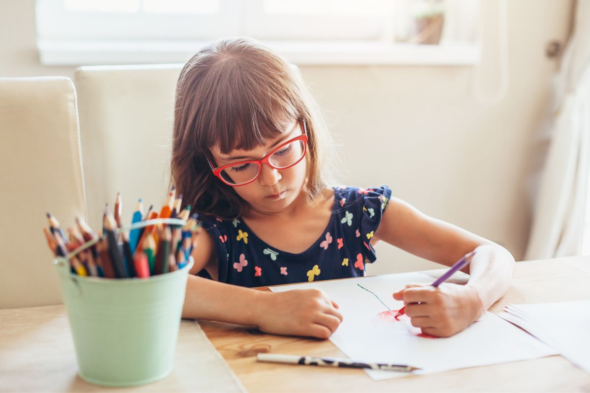 Enfant atteint d'amblyopie