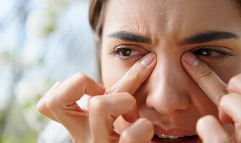 Allergies et verres de contact