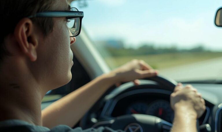 Fatigue visuelle autoroute