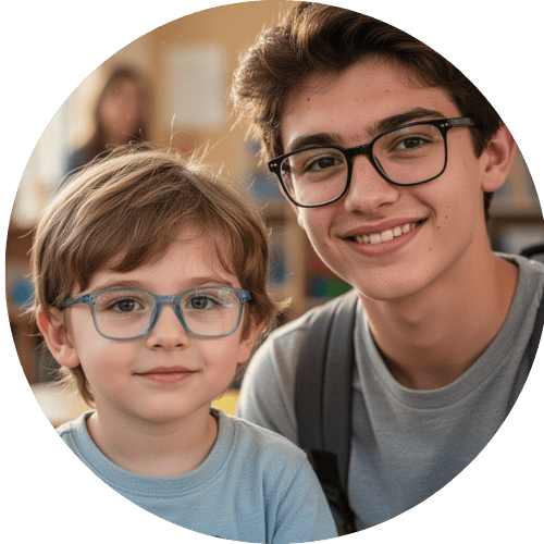 Enfant et ados lunettes