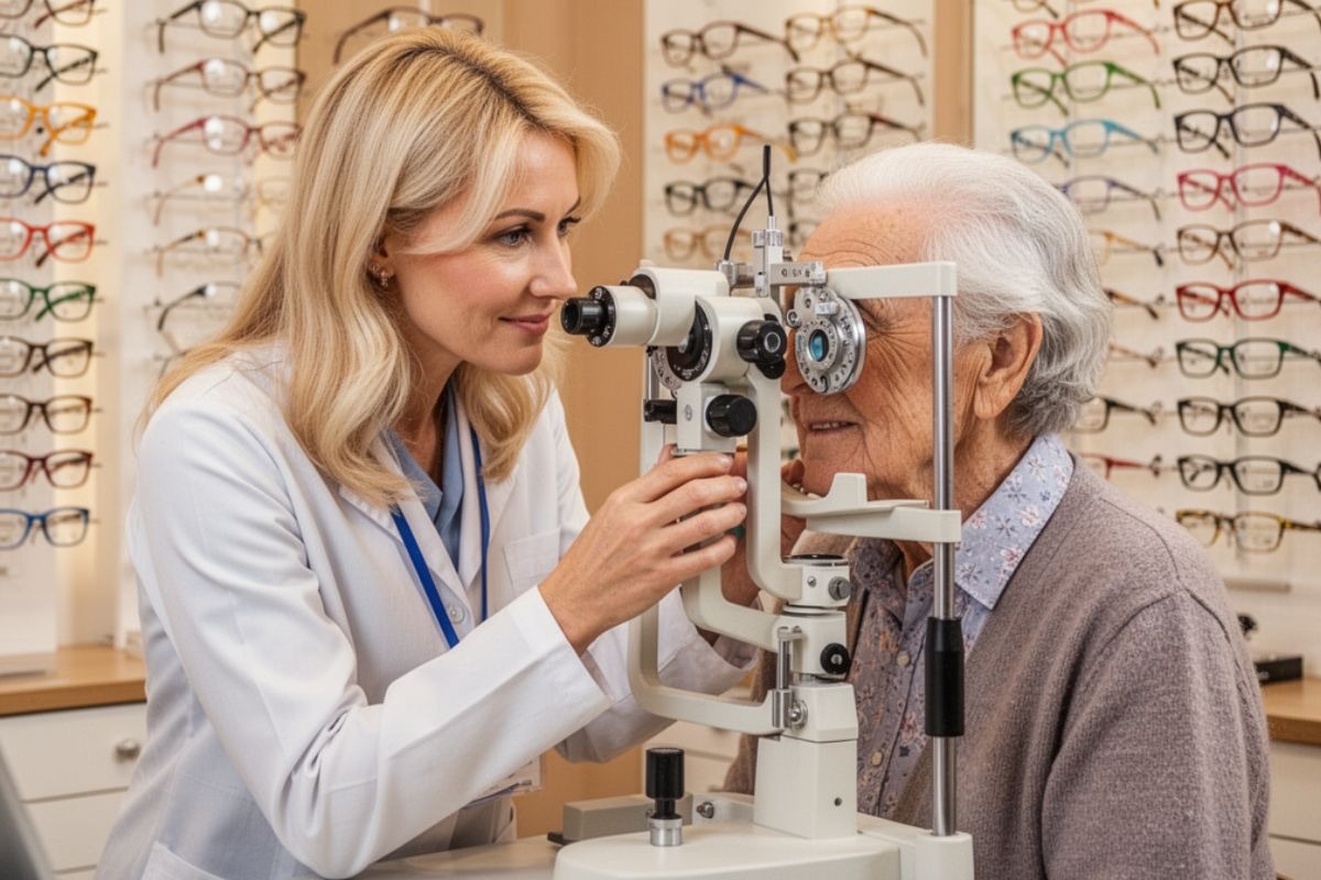 Examen de vue senior à La Fare-les-Oliviers