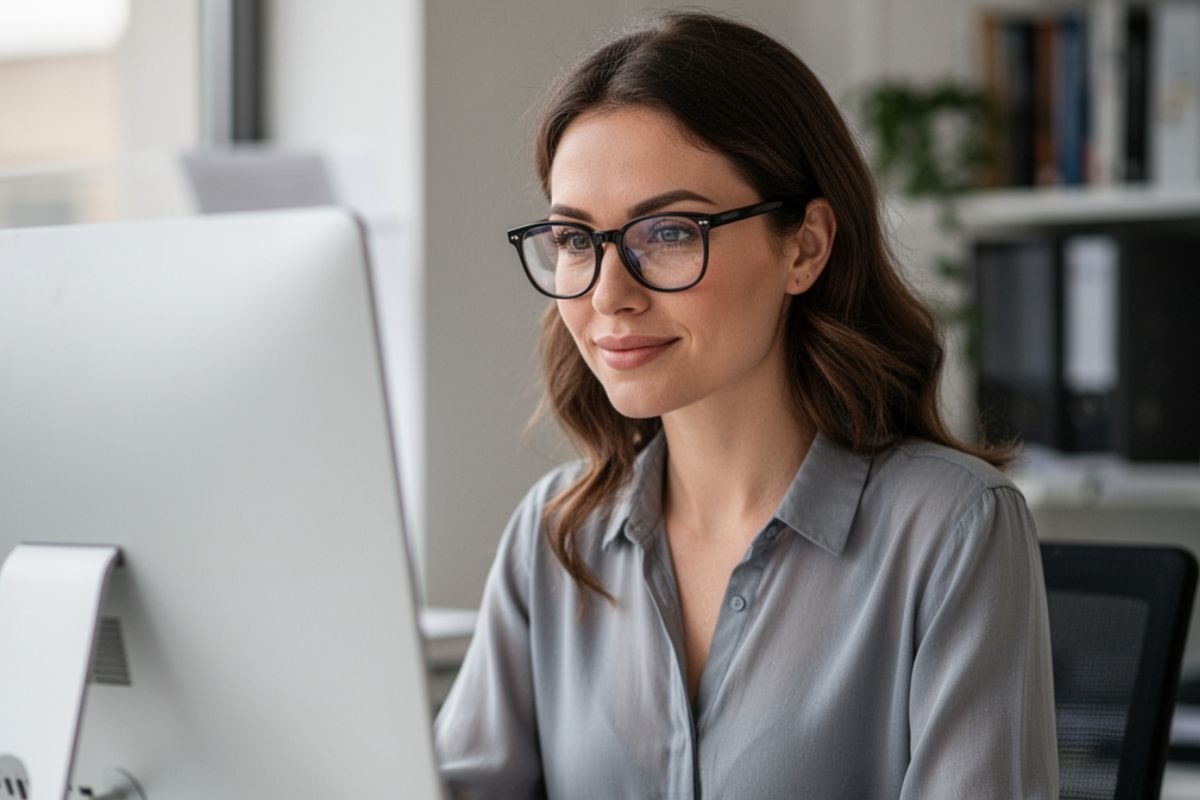 Lunettes pour actifs et travailleurs sur écrans