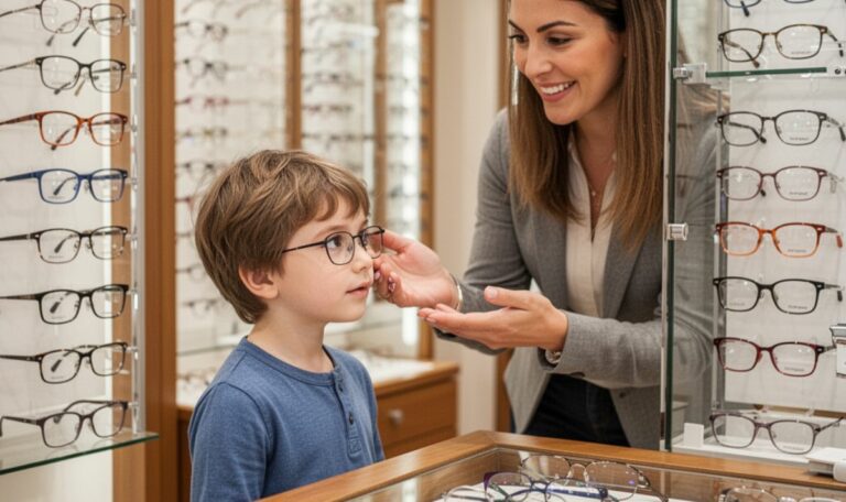 Lunettes pour enfants à la fare les oliviers