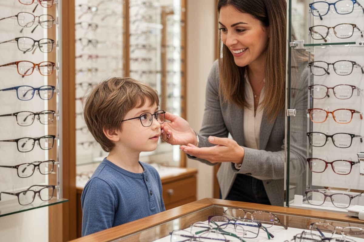Lunettes pour enfants à la fare les oliviers